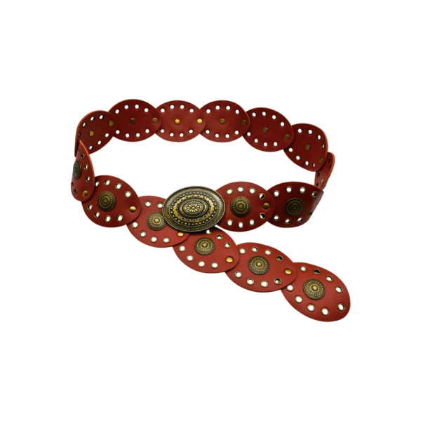 Cinturon Vaquero con Hebilla Dorada Antigua