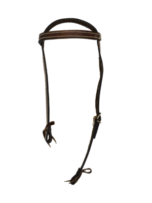 Cabezada de Vaqueta 1 Oreja Café