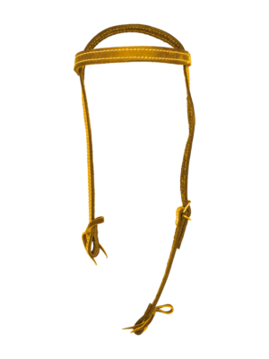 Cabezada de Vaqueta 1 Oreja Miel