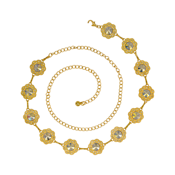 Cinturon Cadena con Diamantes Fantasia de Diseños Variados