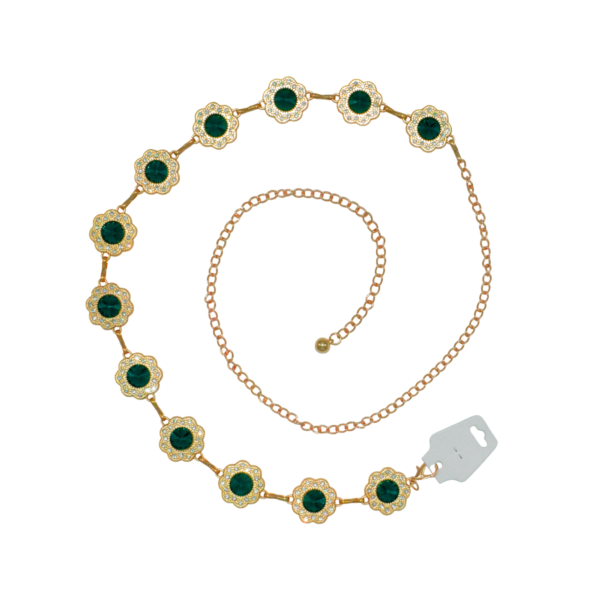 Cinturon Cadena con Diamantes Fantasia de Diseños Variados