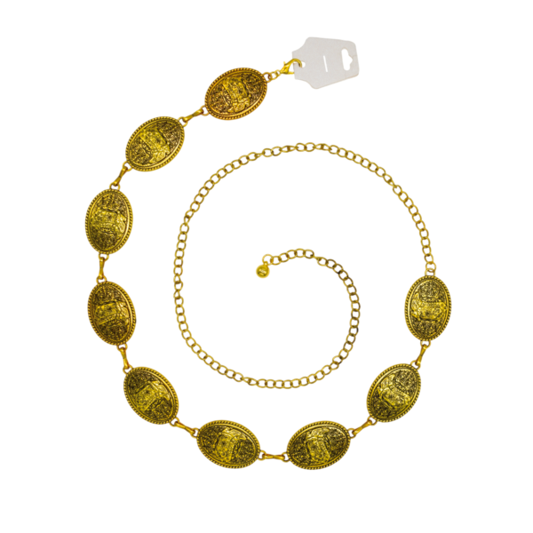 Cinturon de Cadena Medallon con Diseños Variados