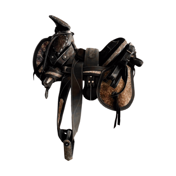 Montura Cola de Pato con Cantinas Pelaje