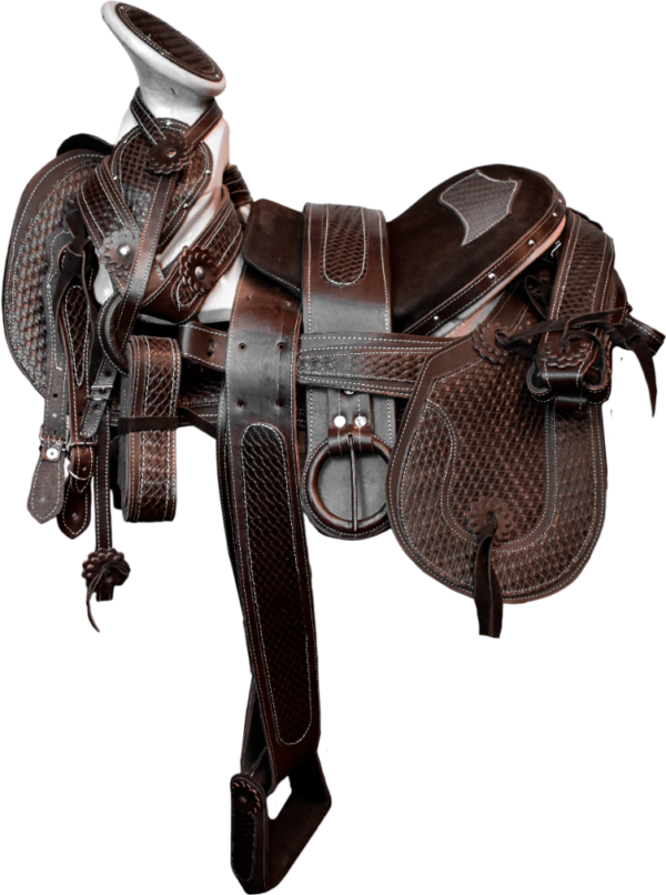 M707 Montura Cola de Pato con Cantinas Grabado Petatillo