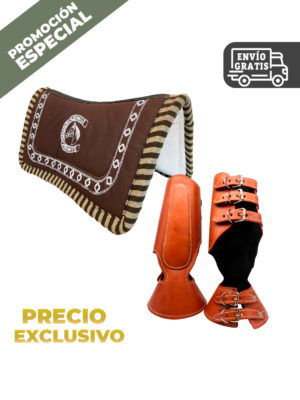 CONJUNTO CARONA CHARRA MAS PROTECTORES DE PIEL