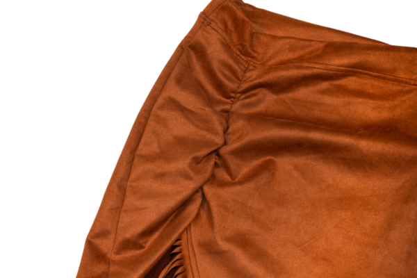 FALDA LARGA CON FLECOS