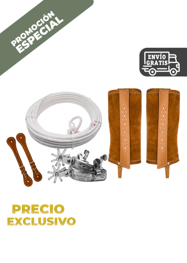 CONJUNTO POLAINAS DE CARNAZA