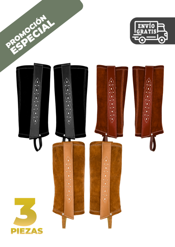 37. POLAINAS DE CARNAZA CORTA CONJUNTO POLAINAS DE CARNAZA CORTA