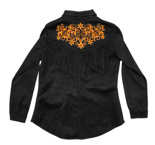 CAMISA BORDADA/ FLECOS
