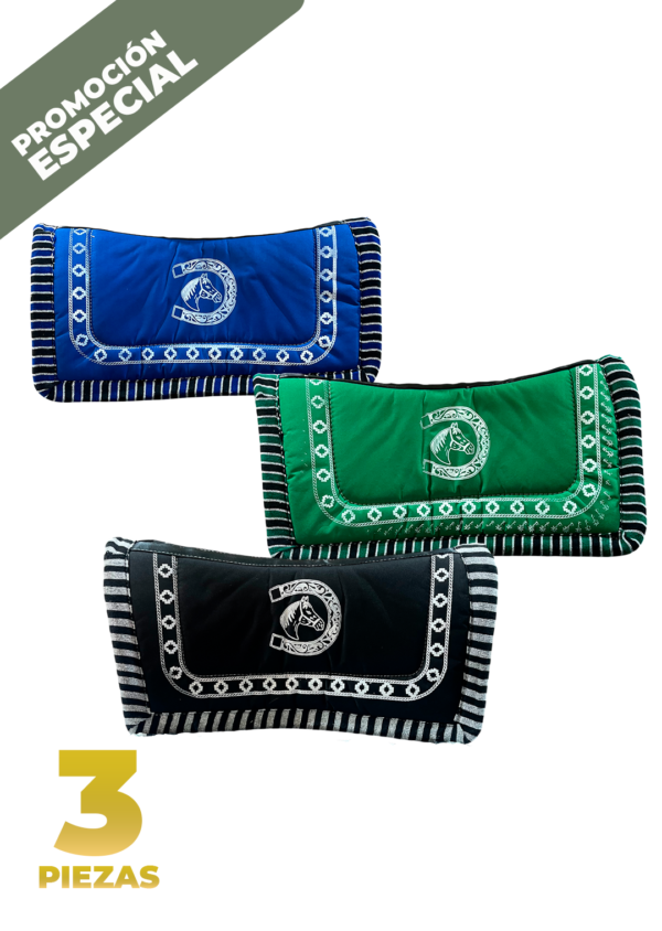 CONJUNTO CARONAS CHARRAS CUADRADAS