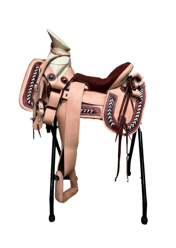 MONTURA VAQUETA REDONDA TRENZADA