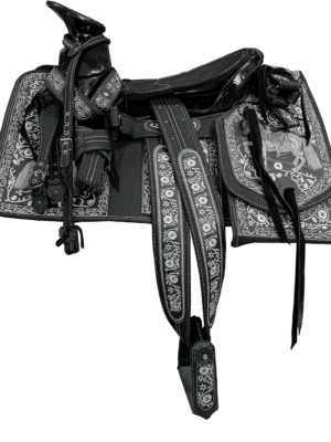 MONTURA DE LONA BORDADA