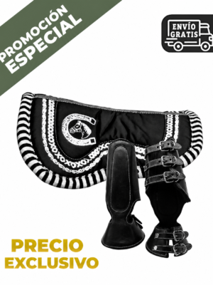 CONJUNTO CARONA CHARRA MAS PROTECTORES DE PIEL