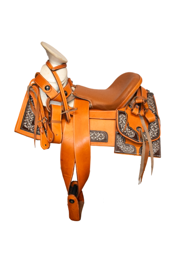 MONTURA VAQUETA CUADRADA ESFERAS